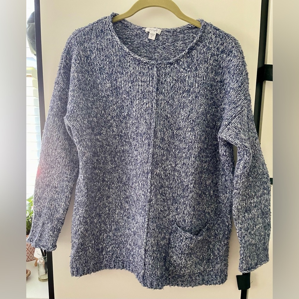 PureJill Blue Sweater—Women’s S
